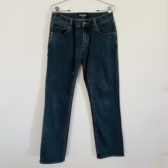 Altamont Other - 🍒‎ Altamont Feliz Denim A 989 Classic Straight Jeans Y2K Skater Size 28 Dark